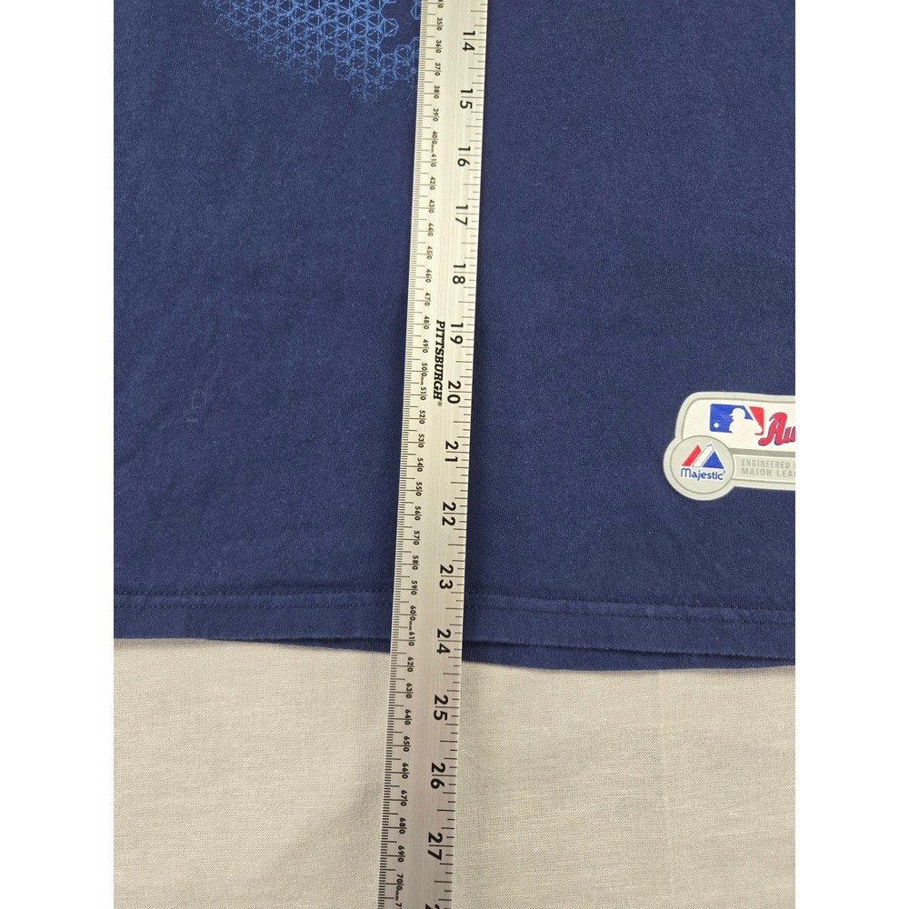 Majestic Mens New York‎ Yankees MLB Authentic Collection Navy Graphic T-Shirt S - Picture 4 of 10